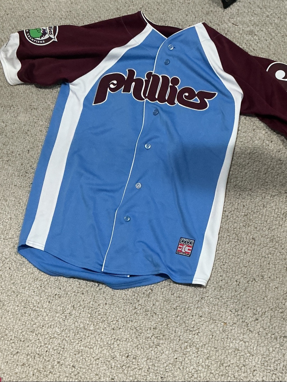 Majestic Phillies jersey cooperstown Mike Schmidt 20